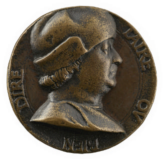 Bronze portrait medal of Pierre Briçonnet