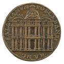 Bronze medal of the new Palais du Louvre