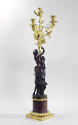 Gilt bronze and bronze Candelabra with Figure of Flora (One of a Pair), back