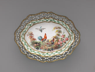 Porcelain green tray