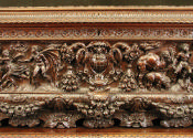 Cassone with Reliefs of Apollo (One of a Pair), view of front panel