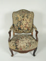 Armchair with Tapestry Covers Showing Fruit
