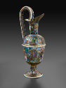 Three-quarter frontal view of another side of the ewer