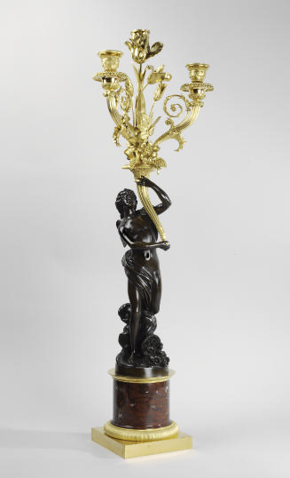 Candelabra with Figure of Zephyrus (One of a Pair)