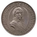 Silver portrait medal of Frederick Henry, Prince of Orange, Stadholder wearing armor, a sash, a…