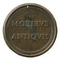 Bronze medal with inscription