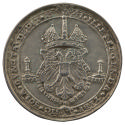 Silver medal with coat of arms