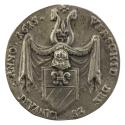 Silver medal with coat of arms