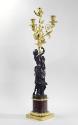 Gilt bronze and bronze Candelabra with Figure of Flora (One of a Pair), back