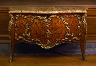 Commode with Floral Marquetry and gilt bronze mounts