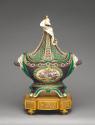 Porcelain pot-pourri vessel with gilt bronze mount