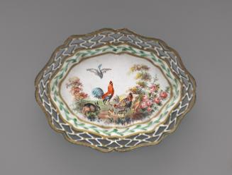 Porcelain green tray