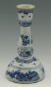 Blue and white porcelain candlestick