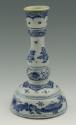 Blue and white porcelain candlestick