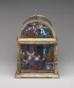 Side view of enameled casket with Old Testament Subjects