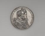 Silver portrait medal of Henry IV and Marie de’ Medici, King and Queen of France