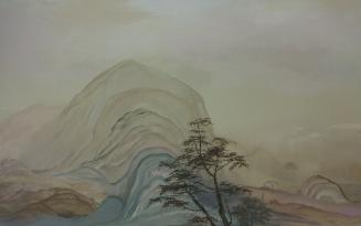 View of a mural