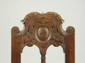 Armchair with Scrollwork Cartouche and Open Back, detail of cartouche