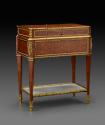 Table with Trellis Marquetry and gilt bronze mounts