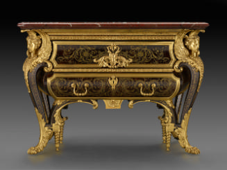 Commode with Tendril Marquetry (One of a Pair)