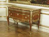 Commode with Herringbone Parquetry (One of a Pair)