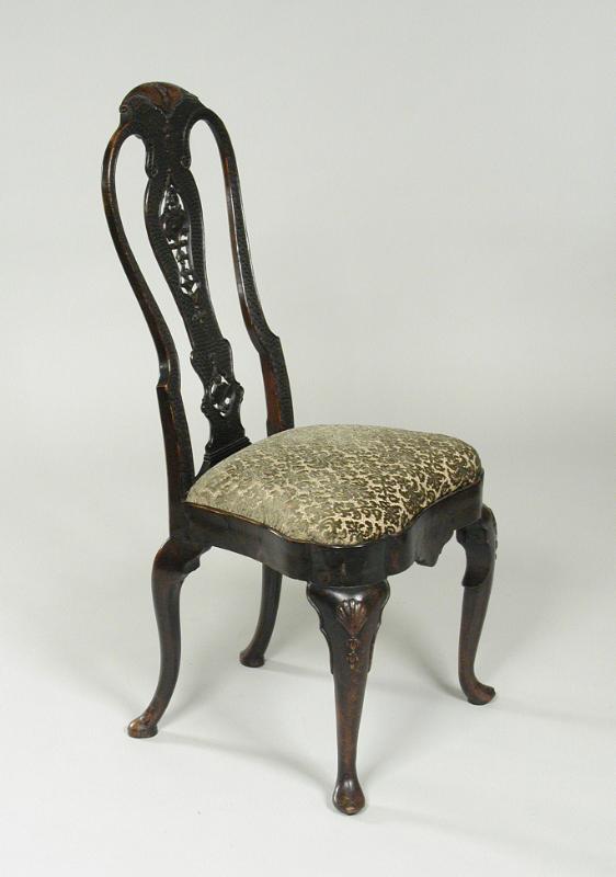 queen anne chair with reliefs – works – collectionsfrick