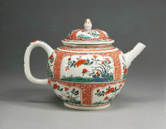Teapot with floral motif