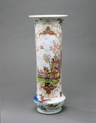 Vase with floral motif