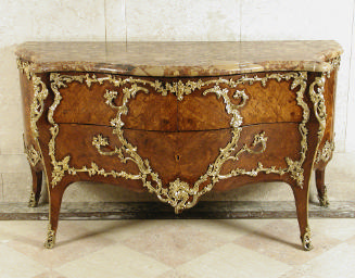 Commode with Floral Marquetry and gilt bronze mounts