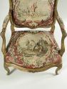 One Armchair seat: Part of a Set of Two Canapés, Eight Armchairs and a Fire Screen Showing Figu…