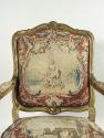 One Armchair seat back: Part of a Set of Two Canapés, Eight Armchairs and a Fire Screen Showing…